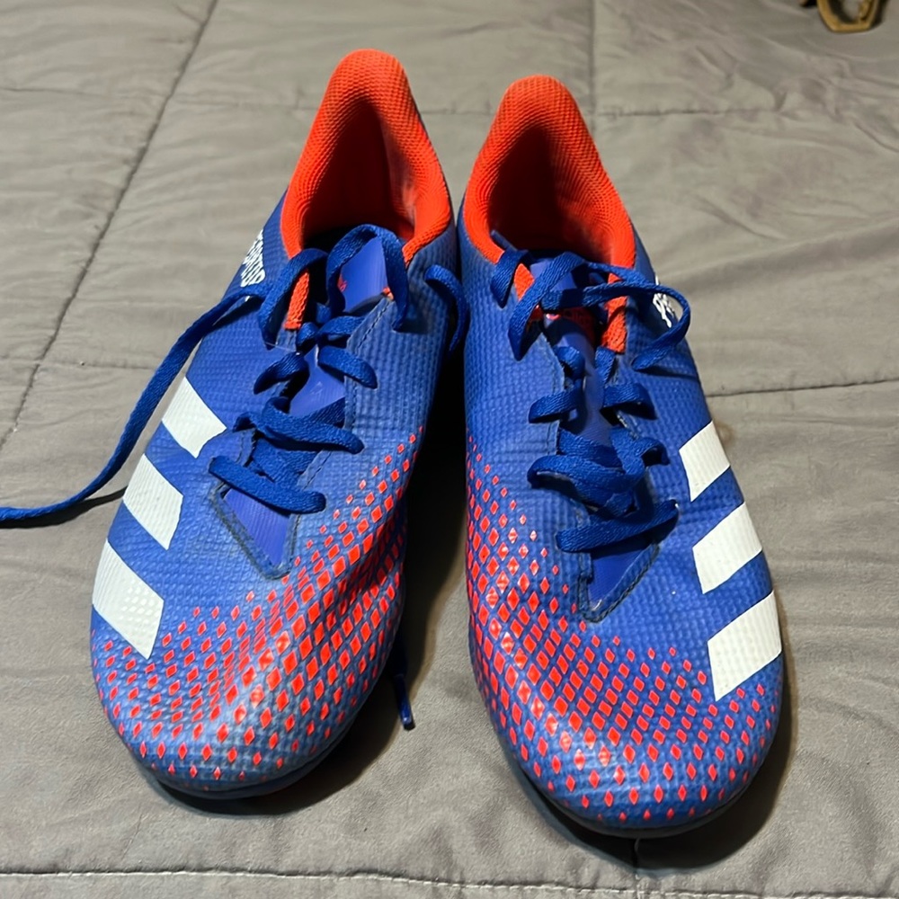 adidas Blue and Red Athletic Shoes